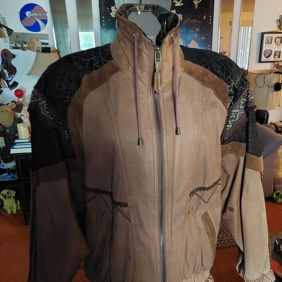 Vintage* B B Dakota Leather Jacket (Large) - Picture 5 of 16